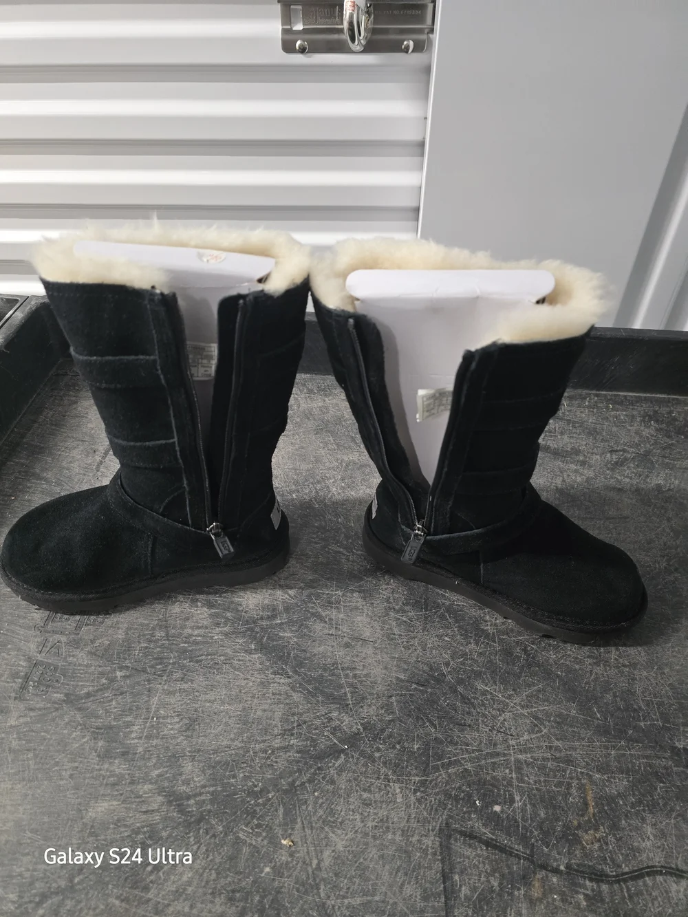 UGG black suede